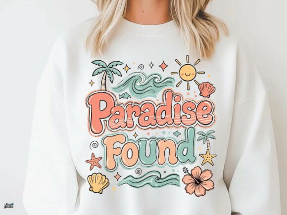 Download Paradise Found Cute Summer Beach PNG - Premium Resources